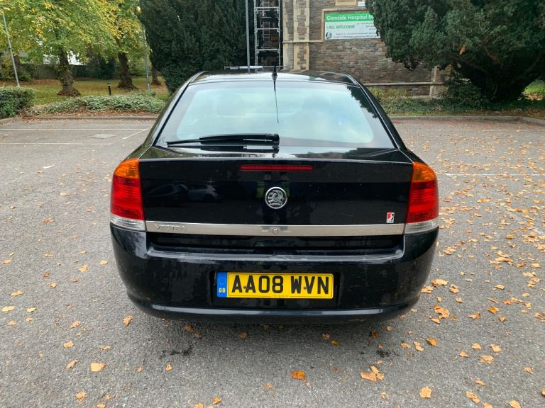 2008 BLACK VAUXHALL VECTRA 1.8 VVT LIFE PETROL MOT JUNE 2026 SERVICE HISTORY 