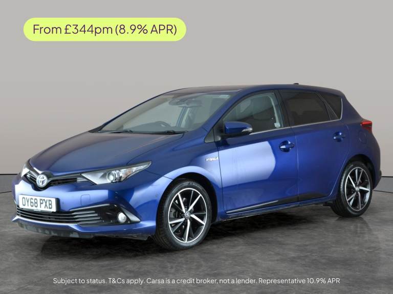 2018 Toyota Auris 1.8 VVT-h Design Hatchback 5dr Petrol Hybrid CVT Euro 6 (s/s) (136 ps) - LA Hat...