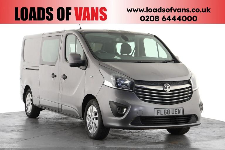 2018 Vauxhall Vivaro 2900 1.6CDTi BiTurbo 125 ecoTEC H1 Ltd Ed Nv D/Cab Crew Van Diesel Manual