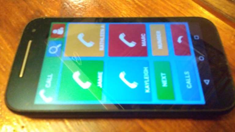 Elderly / senior / pensioner /  android phone - easy to use