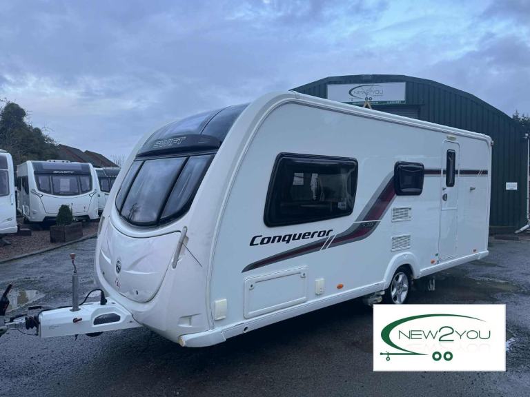 2014 Swift Conqueror 530 4 Berth Caravan + MOTOR MOVER - STOCK E160