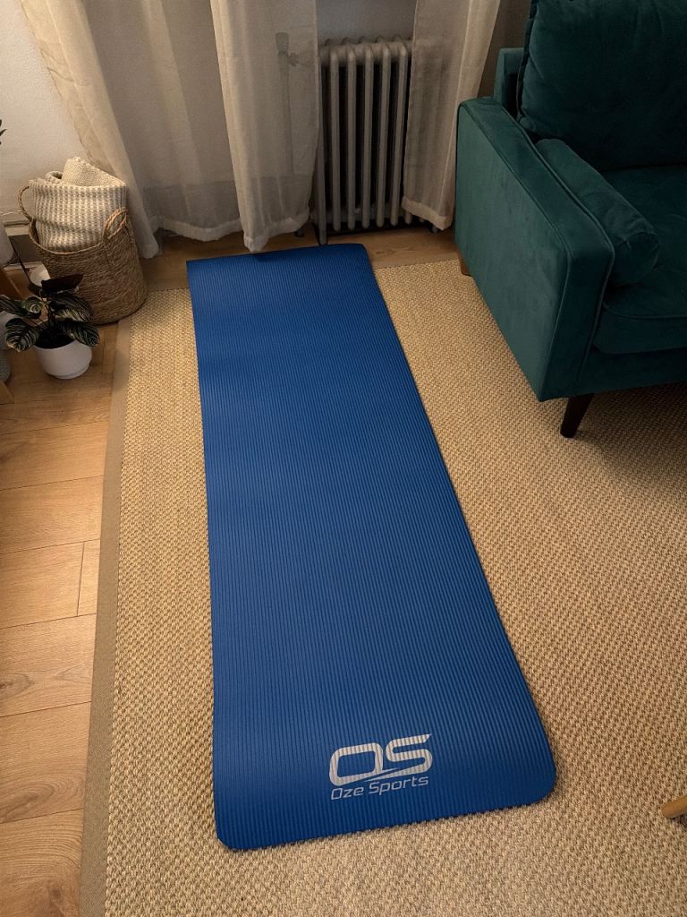 Oze Sports Blue Yoga Mat – Good Condition