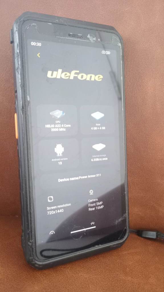 Rugged Smartphone Ulefone Power Armor X11