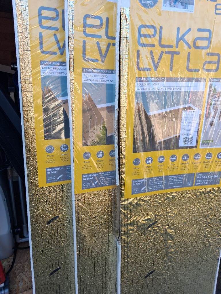 New Elka LVT Lay Underlay 9.6sqm Roll – 1.5mm Thickness