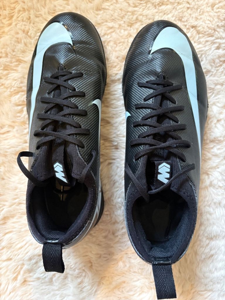 Nike Mercurial Astro Football Boots - Black/Light Blue, Good Condition