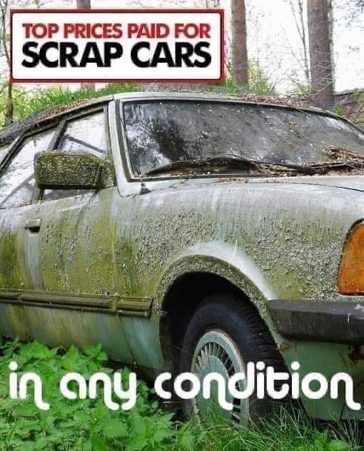SCRAP VEHICLES WANTED BEST PRICES PAID