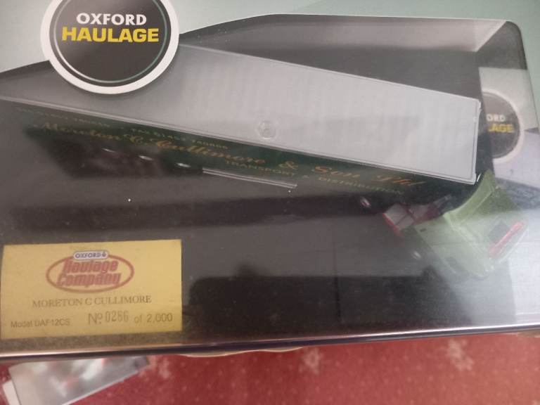 Oxford Haulage Morton C Cullimore & Son Ltd Model Truck - New