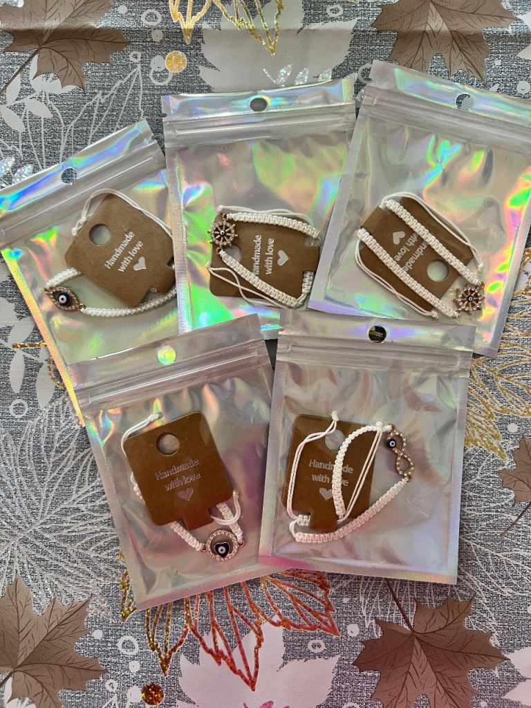 Handmade bracelets different colours