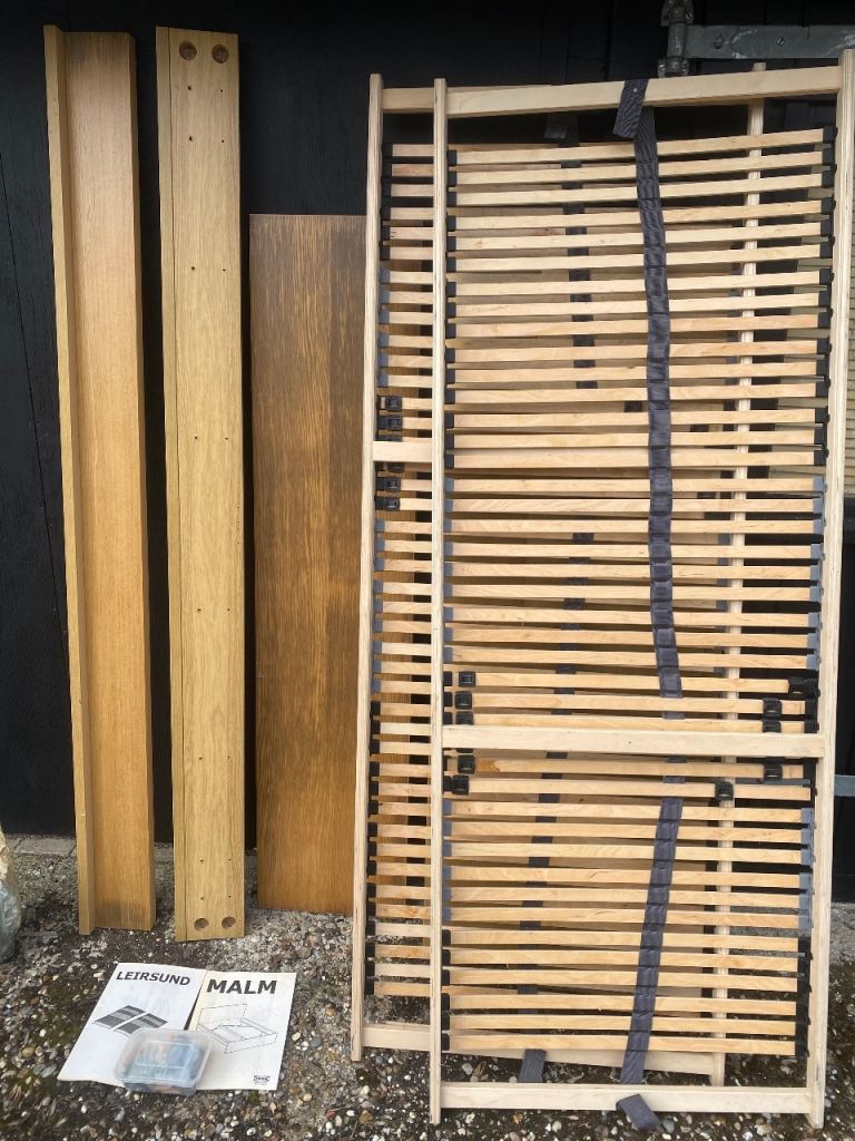 IKEA Malm double bed with slats - free for collection