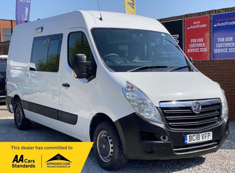 2018 Vauxhall Movano 2.3 CDTi 3500 FWD L2 H2 Euro 6 5dr PANEL VAN Diesel Manual