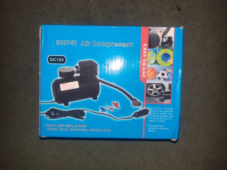 12v 300 psi air compressor with gauge