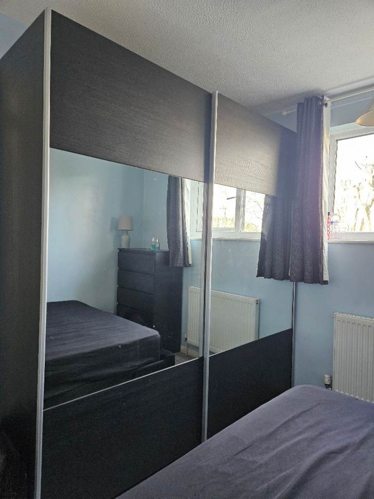 Large wardrobe with sliding doors for sale in Oxford
