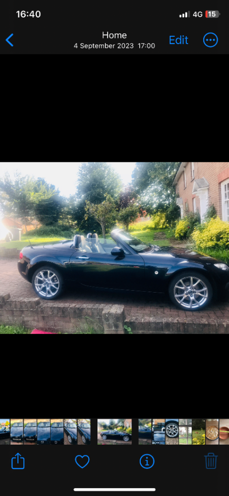 Mazda MX5 hardtop convertible 2015 