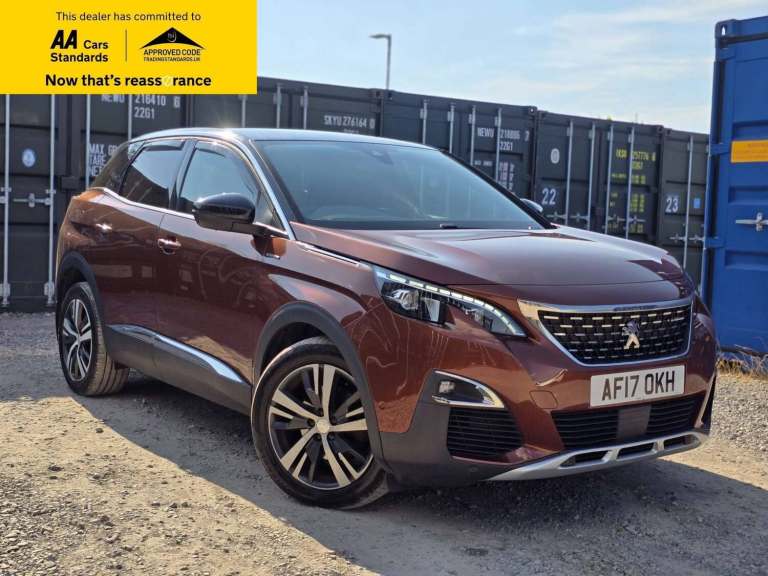 2017 Peugeot 3008 1.2 PureTech GT Line SUV 5dr Petrol EAT Euro 6 (s/s) (130 ps) SUV Petrol Automatic
