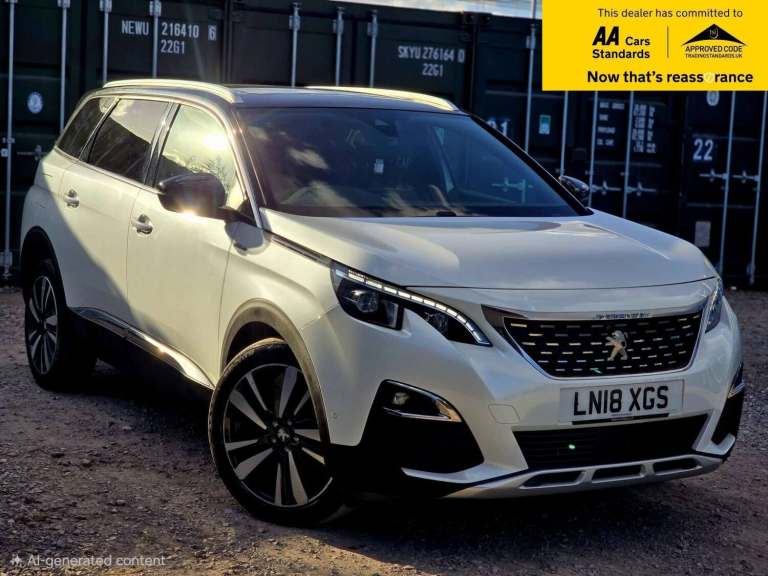 2018 Peugeot 5008 1.6 THP GT Line Premium SUV 5dr Petrol EAT Euro 6 (s/s) (165 ps) SUV Petrol Aut...