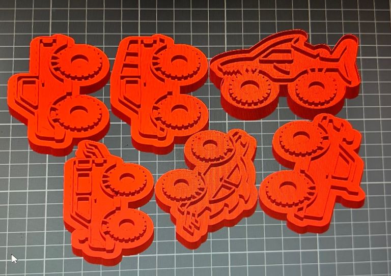 Monster Trucks stampers 