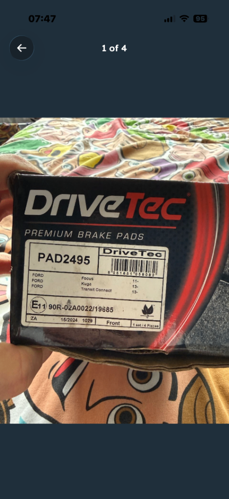 Front pads focus st 