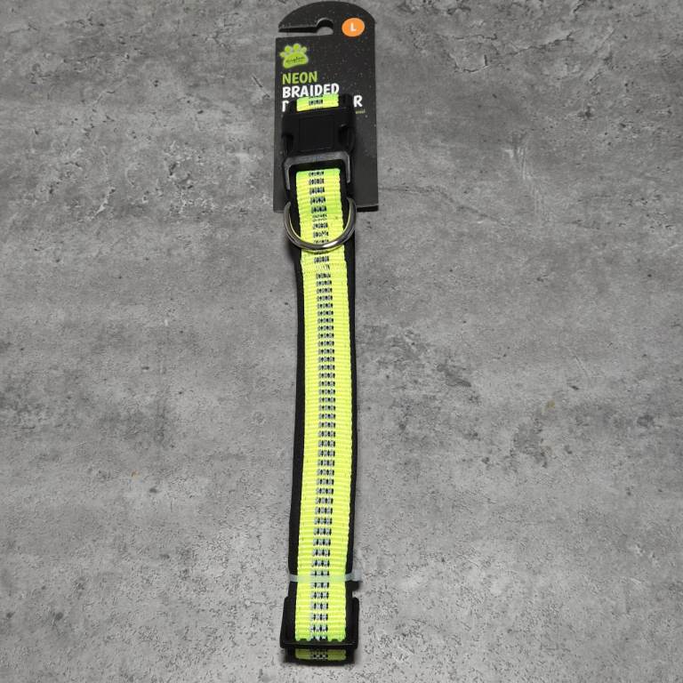 New Kingdom Neon Braided Dog Collar - Large 📮 Postage Available 📮 