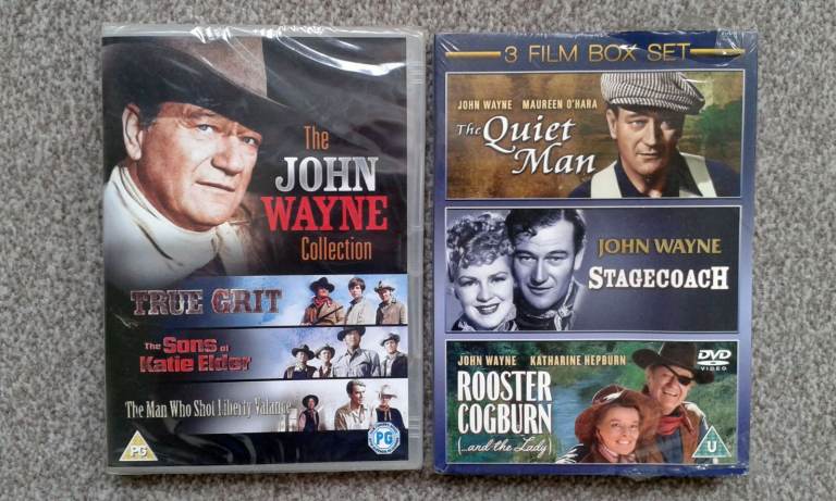 2 NEW sealed The John Wayne Collection DVDs