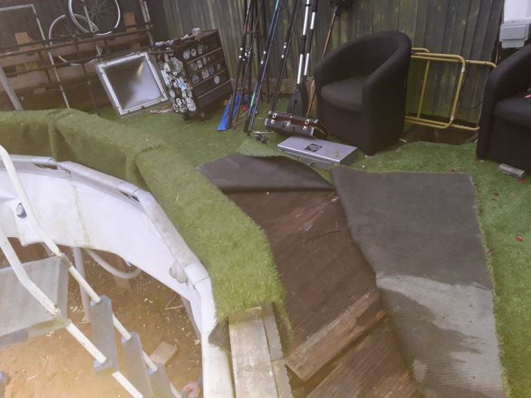 Decking and frame 