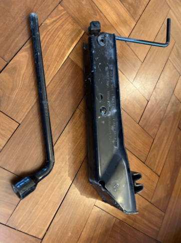  Car Jack and wheel wrench 