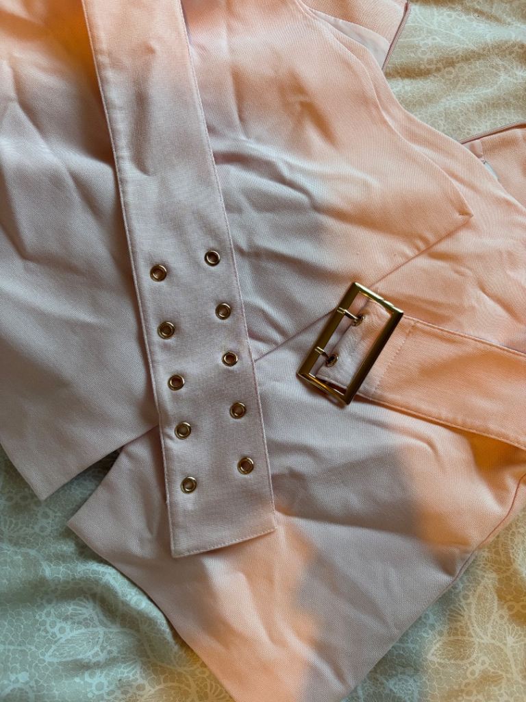 Primark Rita Ora Pink Dress with Belt – As Good As New