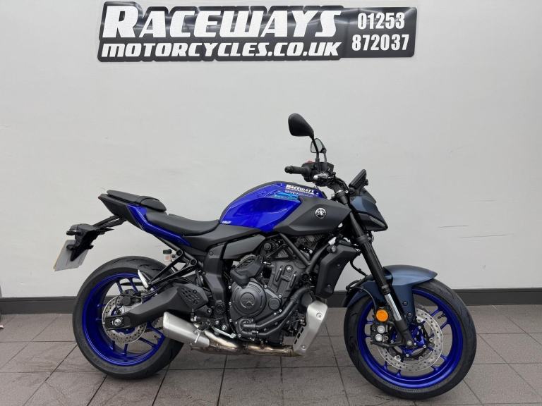 YAMAHA MT-07 Y-AMT BLUE 2025 75REG JUST 2 MILES, 790CC EX DEMONSTRATOR