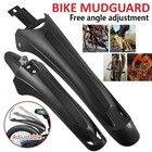 2Pc Mountain Bike Mudguards MTB Bicycle Mud Guard Tire Fender Front Rear Set