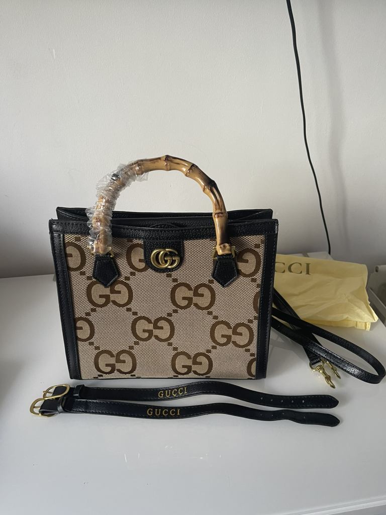 Luxury genuine leather gucci shoulder handbag 