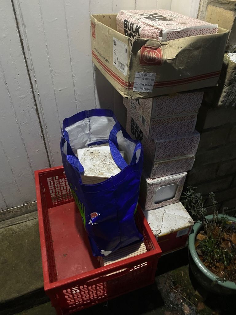 Free white ceramic tiles