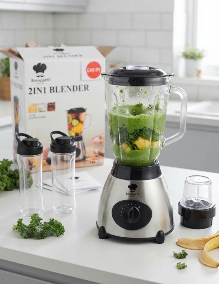 Bonappétit 2in1 Blender / Smoothie Maker & Grinder – Brand New in Box
