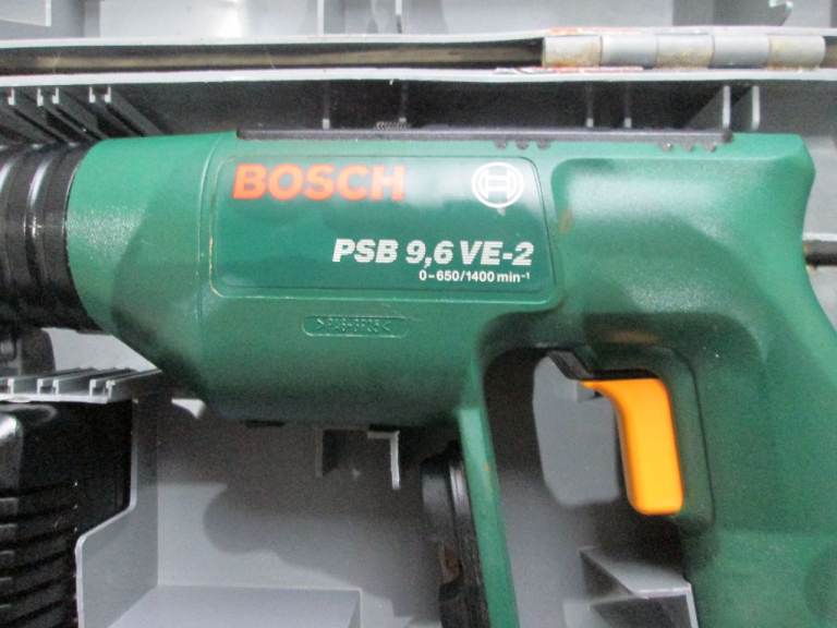 Bosch Battery Hammer Drill with Battery and Charger – 2 Variable Speed in Carry Case PSB 9,6VE-2