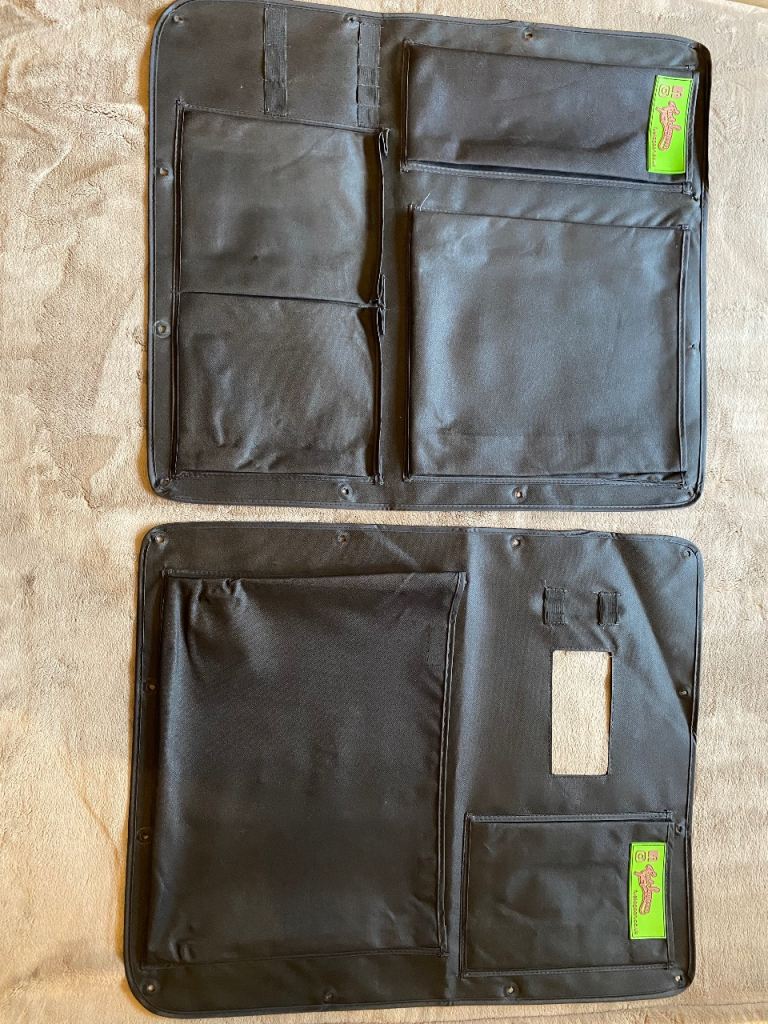 VW Transporter T5-T6.1 Fuel Lagoon Barn Door Storage Pockets 