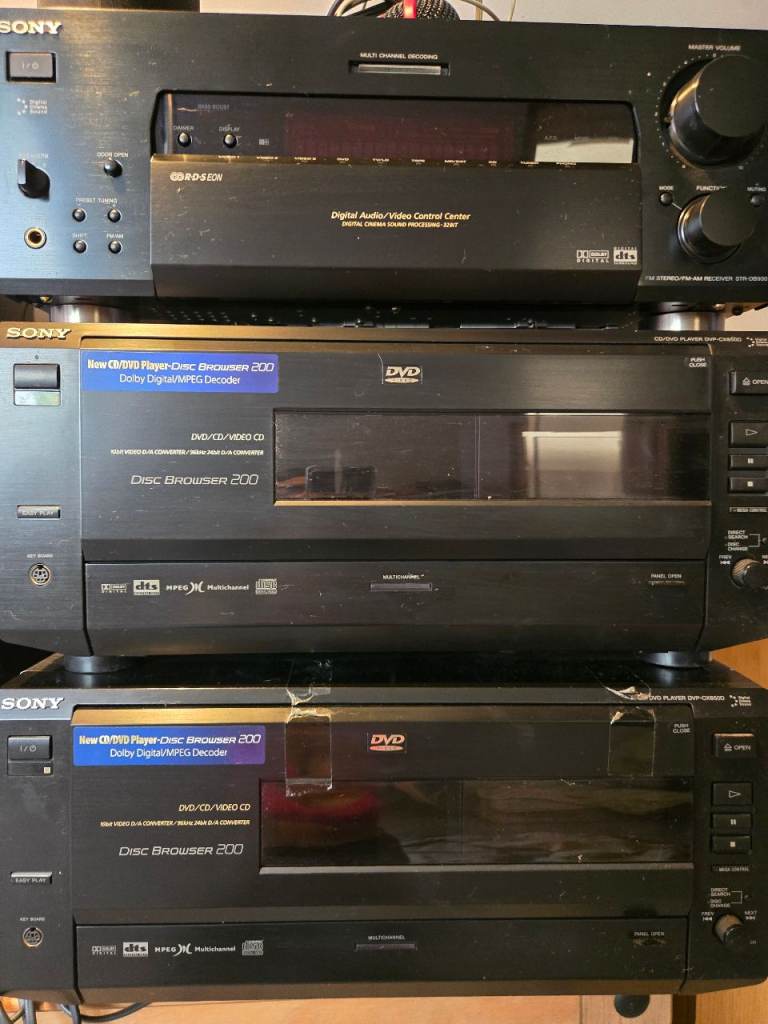 Sony audio dvd video stereo control centre