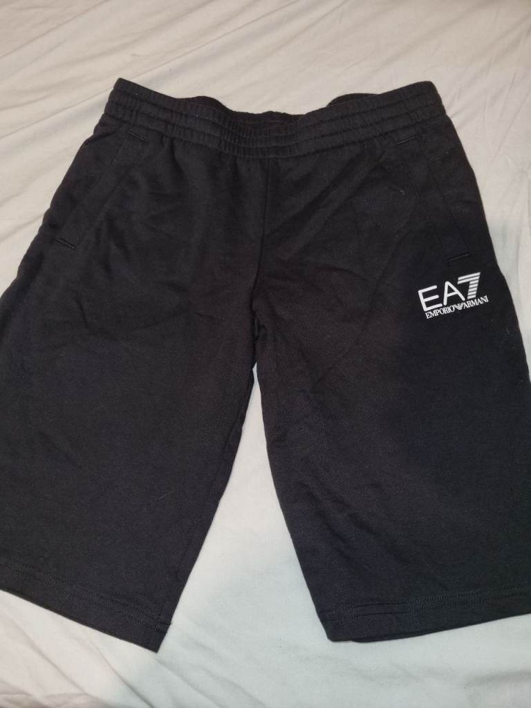 Emporio Armani shorts size uk 14A new with tags black