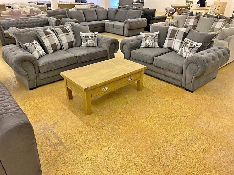 🚛Premium VERONA Sofa Set ❤️Luxury 3+2 + Corner❤️25% OFF😘Order Today COD🚛