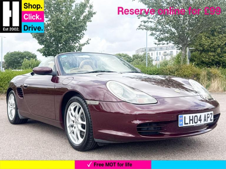 2004 Porsche Boxster 2.7 986 Convertible 2dr Petrol Manual (233 g/km, 228 bhp) CONVERTIBLE Petrol...