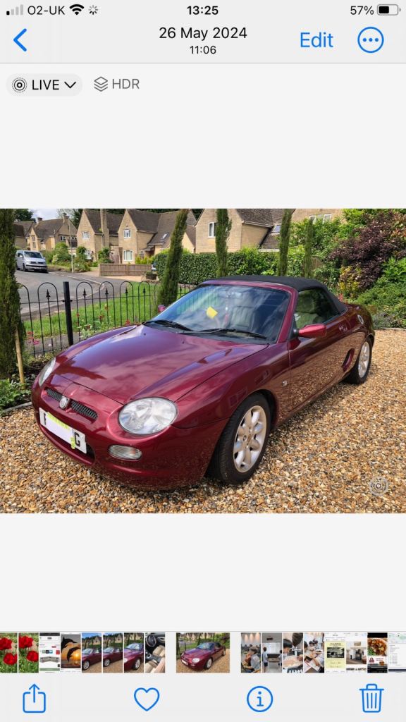 MG, MGF, Convertible, 2001, Manual, 1796 (cc), 2 doors