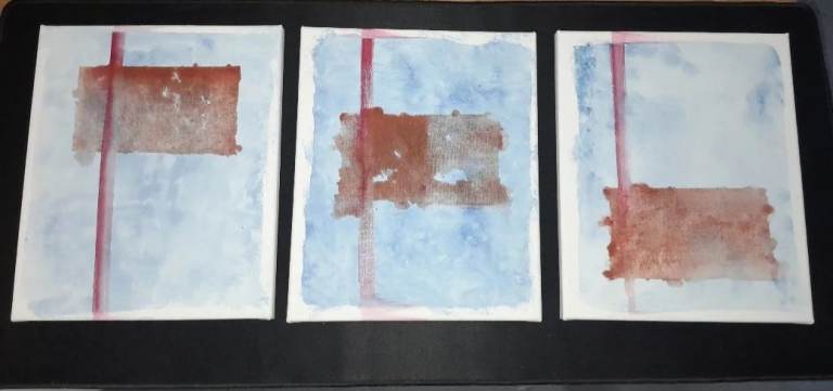 My artwork triptych £80