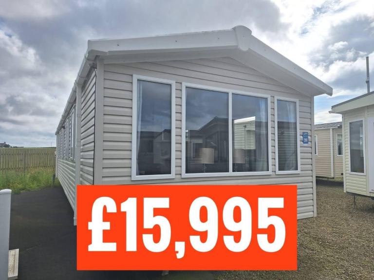 OFF SITE static caravan Scotland double glazed & heated 3 bed Swift Biiaritz