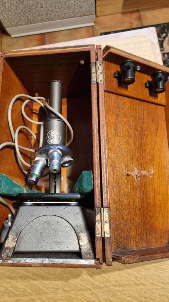 #GotStuffGetCash Microscope. Vintage C Baker 10426 London. Rare