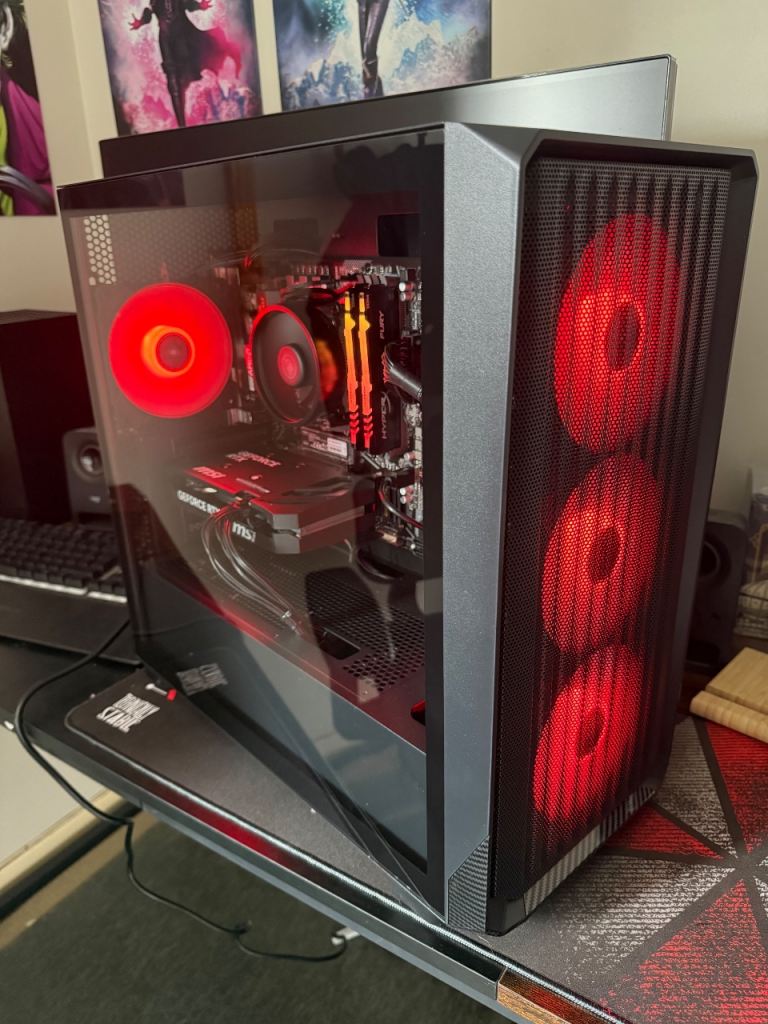 🔥 Newly Built RTX 5050 Gaming PC | Ryzen 5 | 16GB RAM | B550m Mobo | 1TB NVMe | Great Starter PC🔥