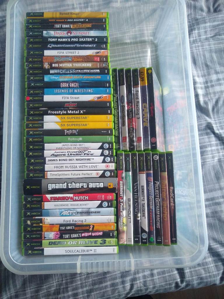 Original Microsoft XBOX game lot bundle retro playstation nintendo