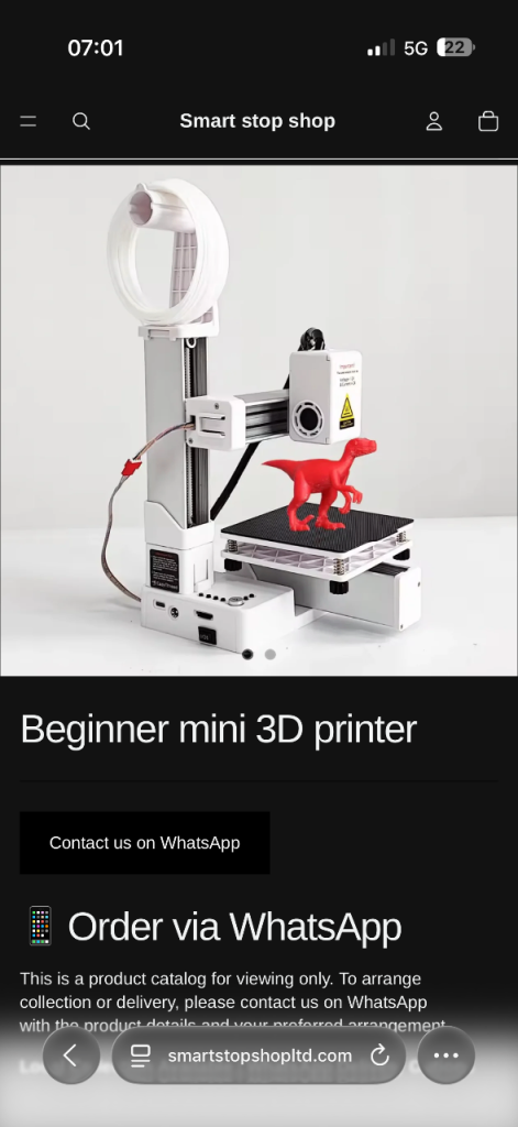 Mini 3D printer 