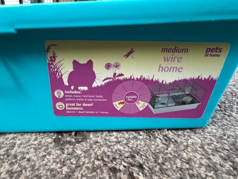 Hamster or mouse cage