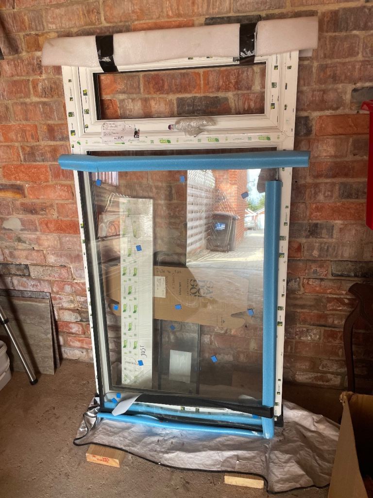 Double Glazed UPVC Window – White Frame
