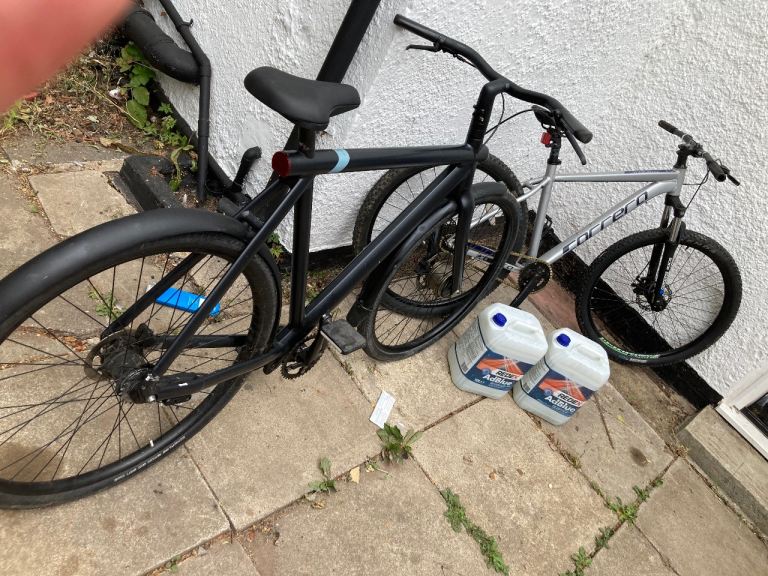 Carrera Mountain Bike and Black Commuter Bike for Sale