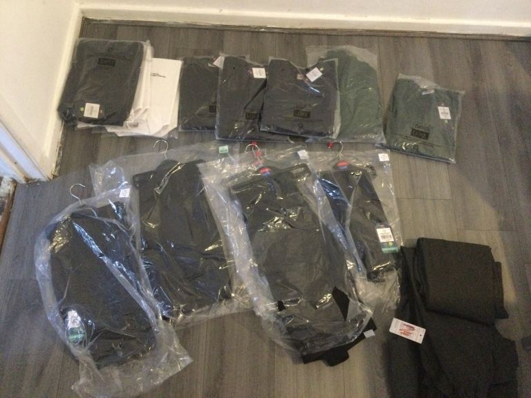 David Luke School Uniform Bundle - Trousers, Shirts, Jumpers, NEW