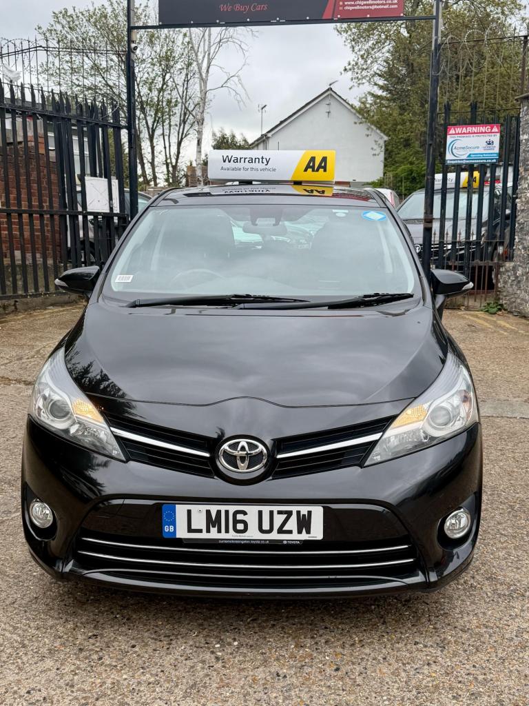 2016 Toyota Verso 1.8 V-Matic Design Multidrive S Euro 6 5dr (7 Seat) MPV Petrol Automatic
