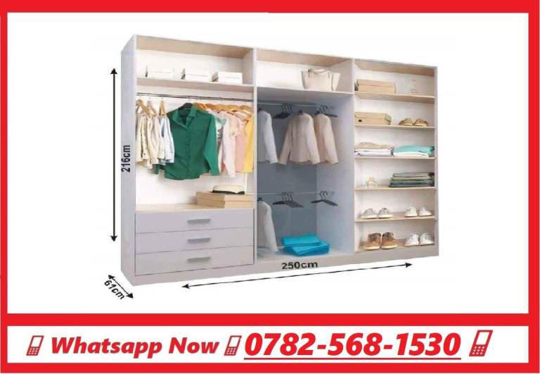 MILAN 2 DOOR WARDROBE / BERLIN WARDROBE FULL MIRROR ORDER NOW!!